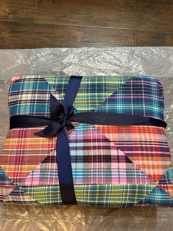 NWT Cremieux Blake Patchwork Full/Queen Quilt & Shams Set 3pc gallery