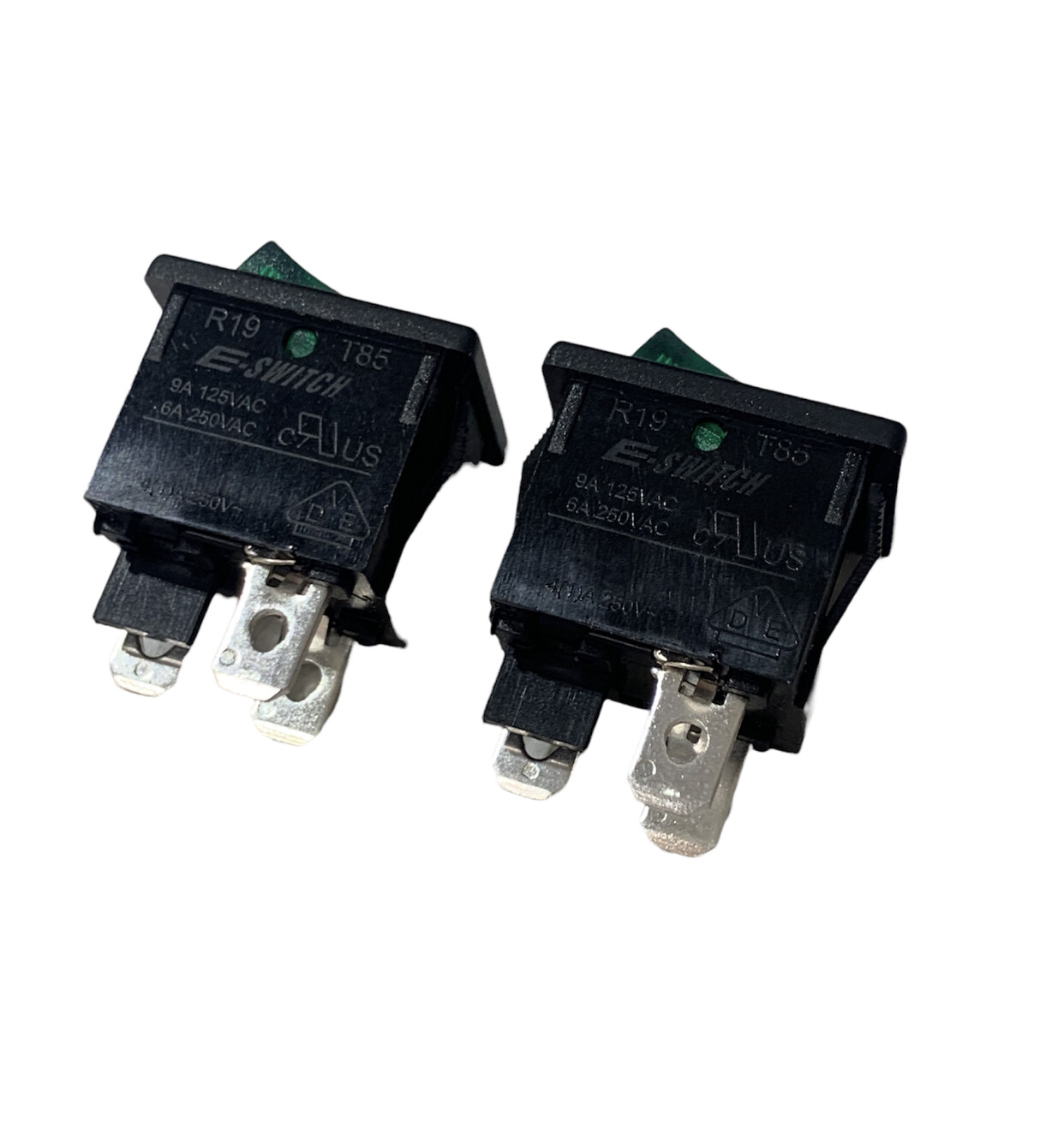 2 E-switch R19 T85 15x21mm Rocker switch 3Pin 2 Position A9 125VAC 6A 250VAC gallery