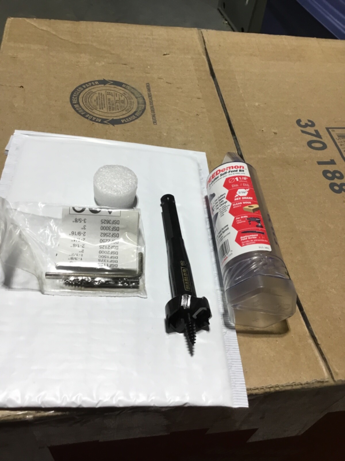 DIABLO #DSF1125 SPEEDemon 2-CUTTER SELF-FEED BIT 1 1/8" BRAND NEW IN PACKAGE gallery