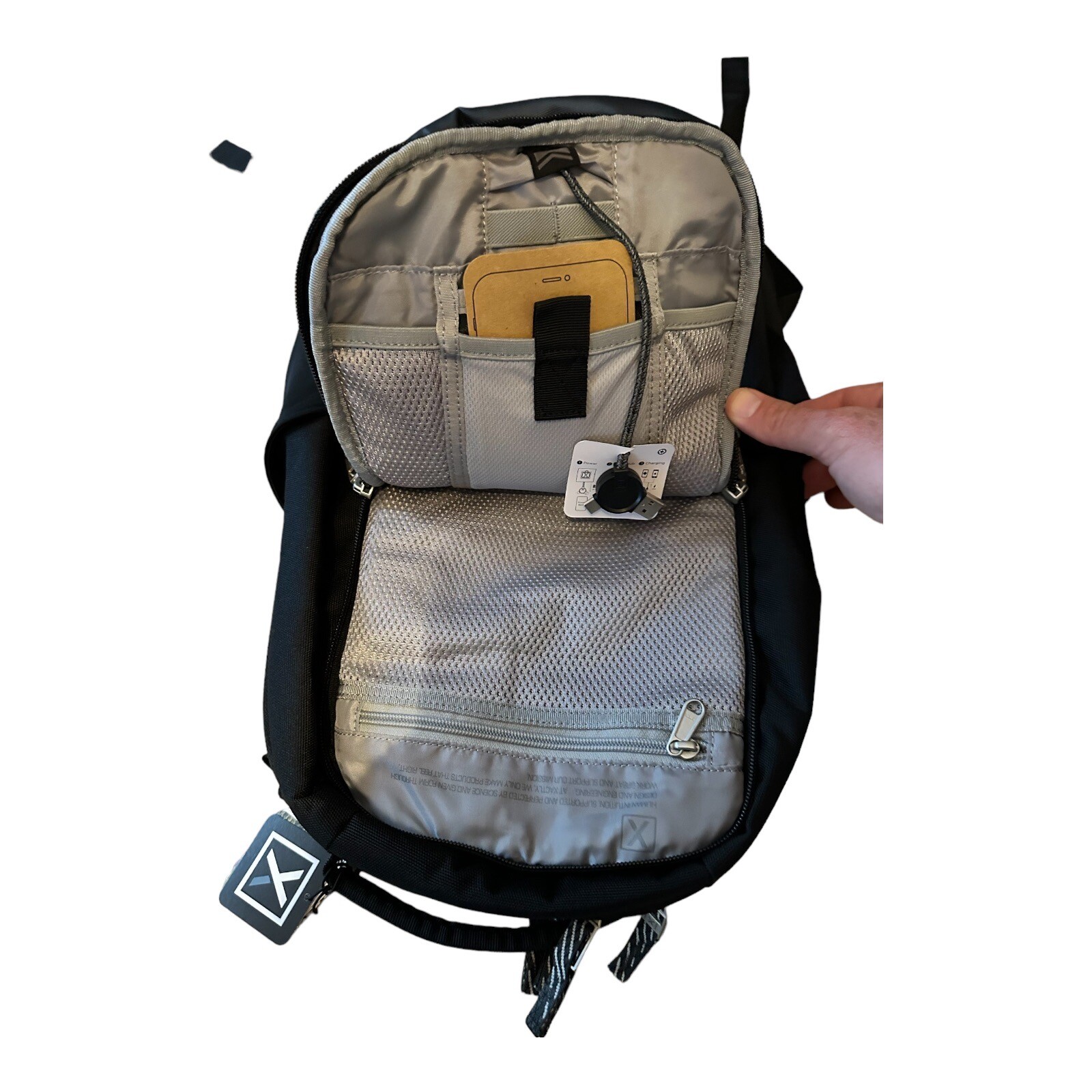 Back Pack with usb charger station 5