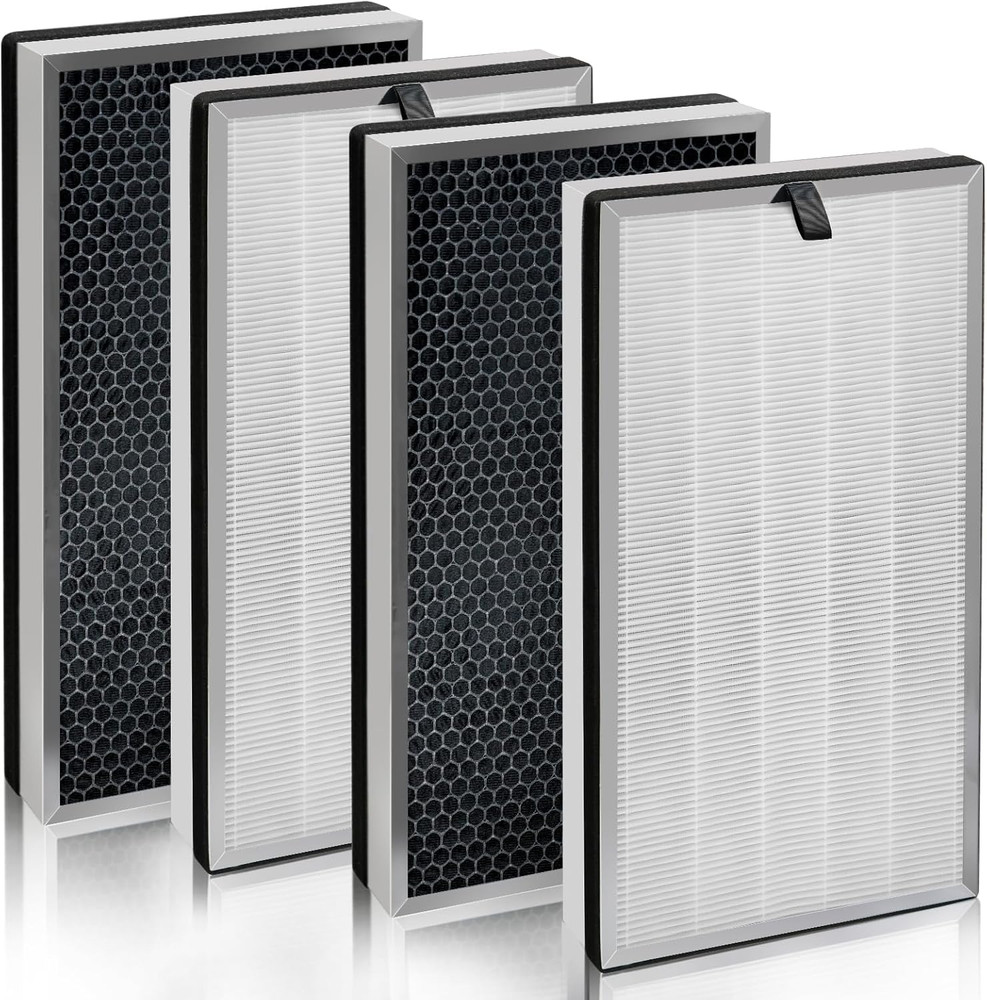 112 MA Air Purifier Replacement Filter 4-Pack | 3-in-1 Efficiency
