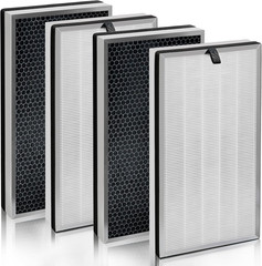 112 MA Air Purifier Replacement Filter 4-Pack | 3-in-1 Efficiency