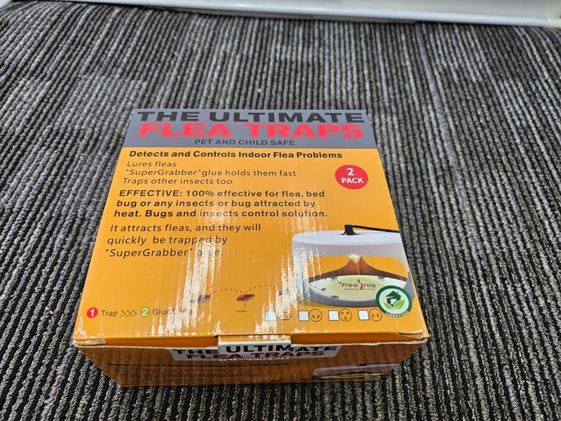 (QTY 2) Ultimate Flea Traps Indoor Flea Light Pest Control Pet & Child Safe gallery