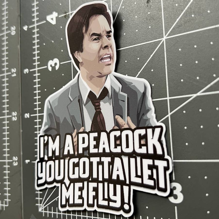 The Other Guys "Peacock" Vinyl Sticker gallery