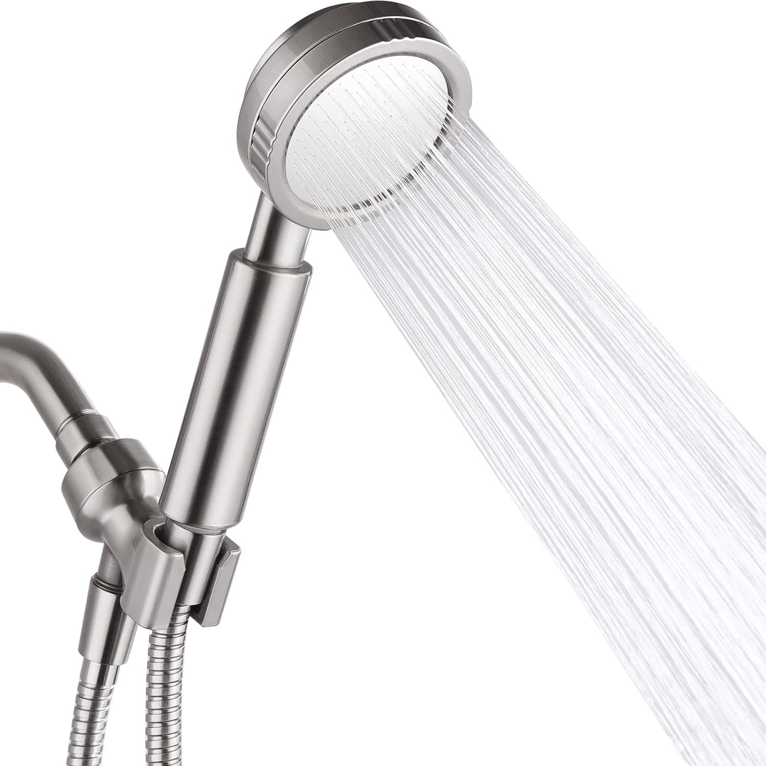 New High Pressure (1.8gpm) Handheld Shower Head With 59'' Hose Set PSS1382-02 gallery
