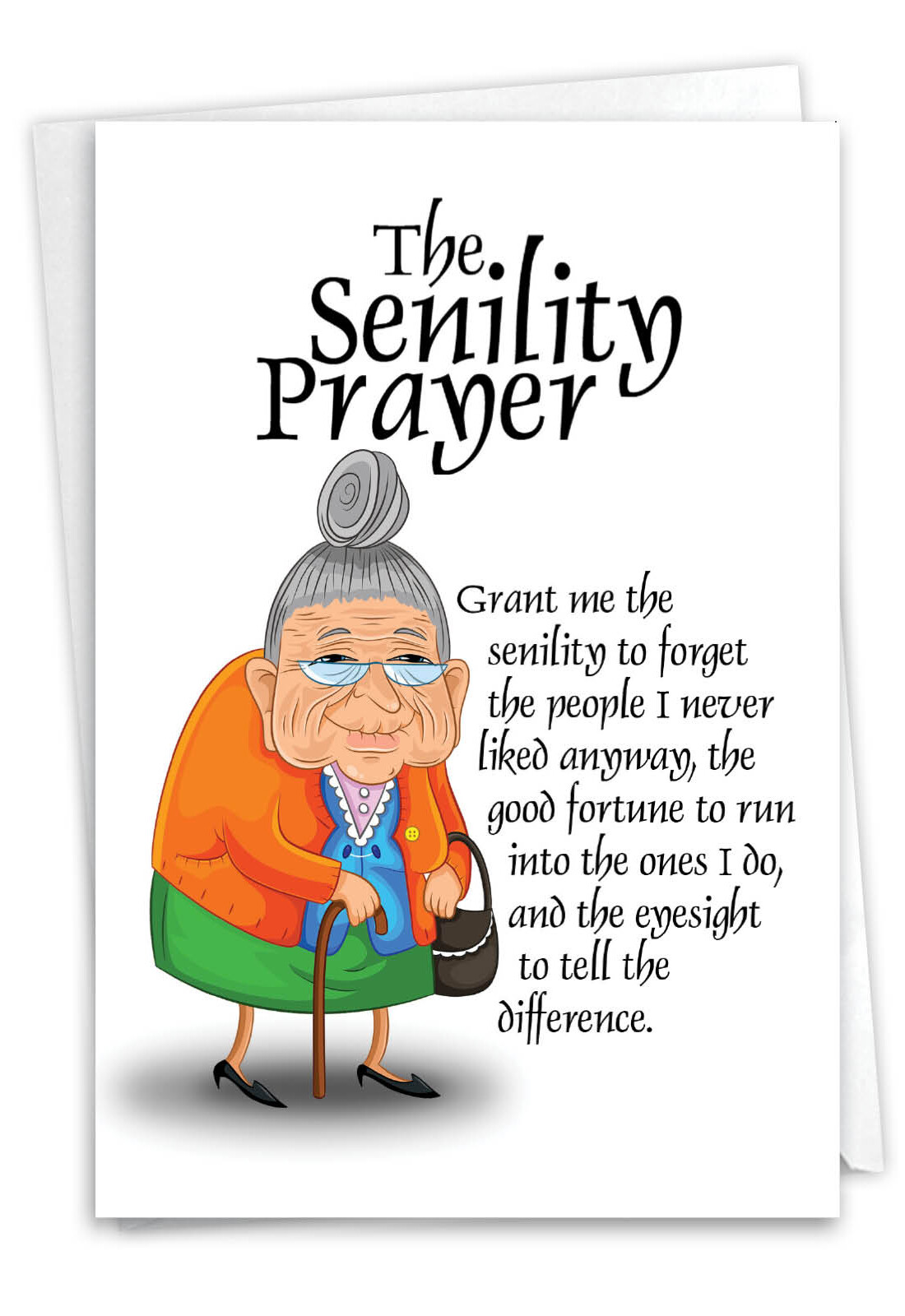 Senility Prayer: Funny Birthday Greeting Card gallery