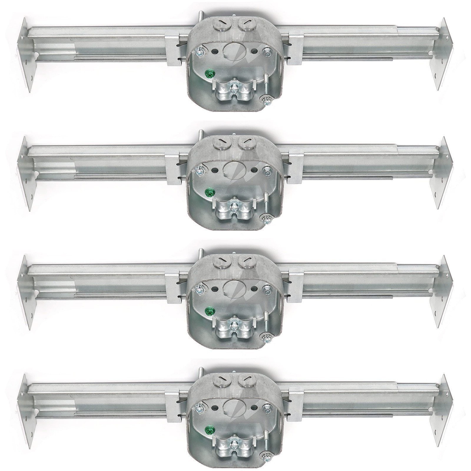 (4-Pack) Ceiling Fan Mounting Bracket with Adjustable Bar Hanger, 1-1/2''... gallery