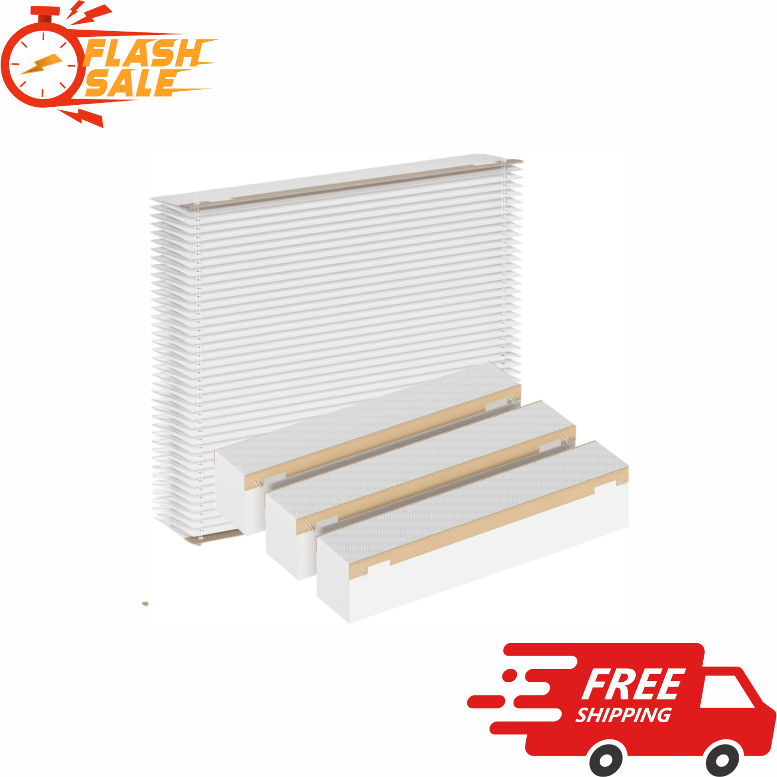 4 Pack 501 Replacement Filter for Aprilaire 5000 Air Purifier 16x25x6 MERV 15 gallery