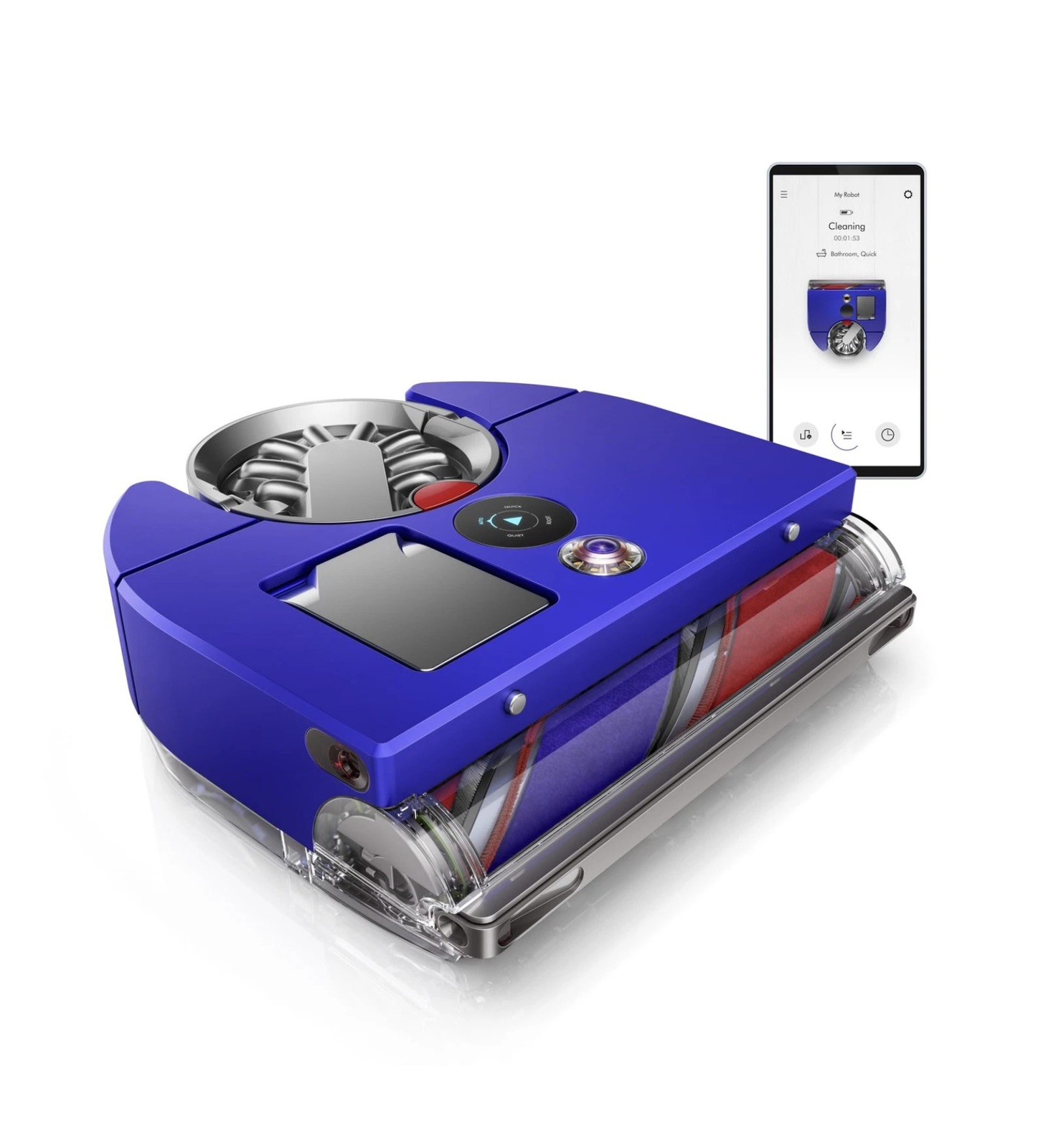 DYSON 360 VIS NAV ROBOT VACUUM - BLUE/NIckel gallery