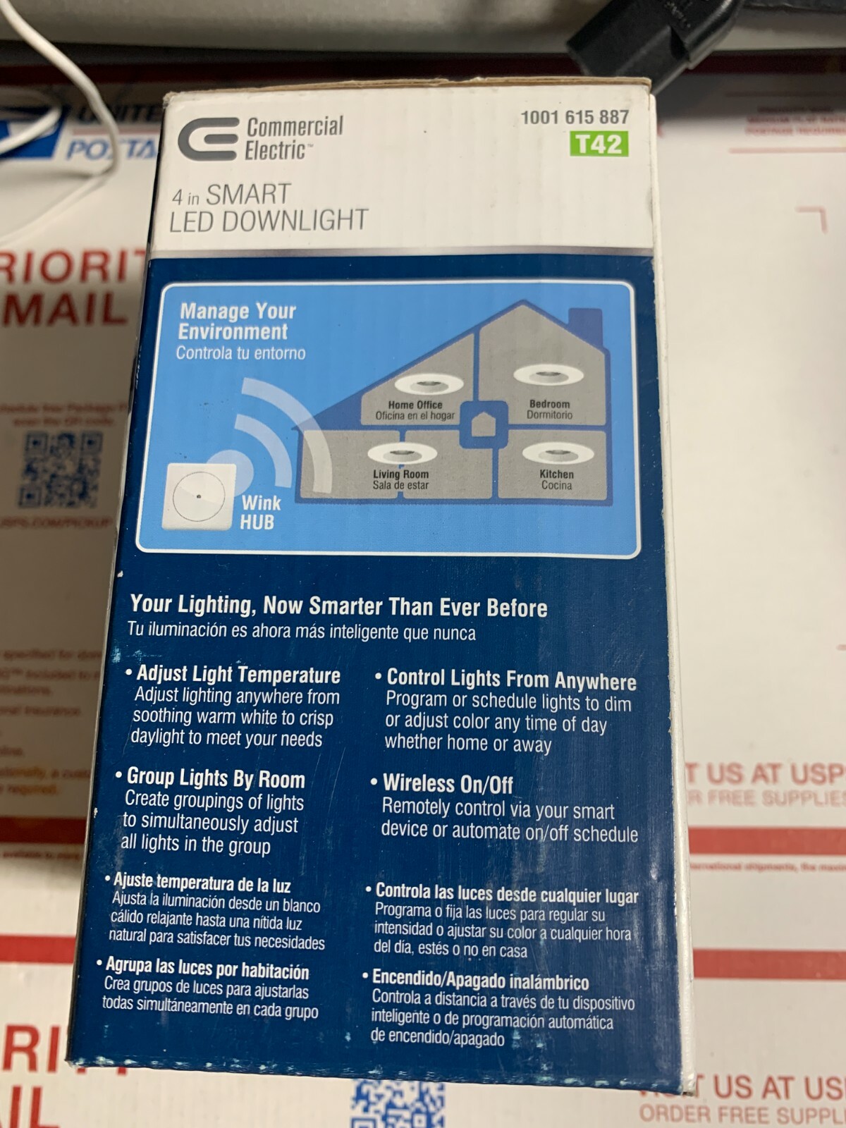 Commercial Electric T42 4” Smart LED Recessed Light 2700-5000K Wink Zigbee gallery