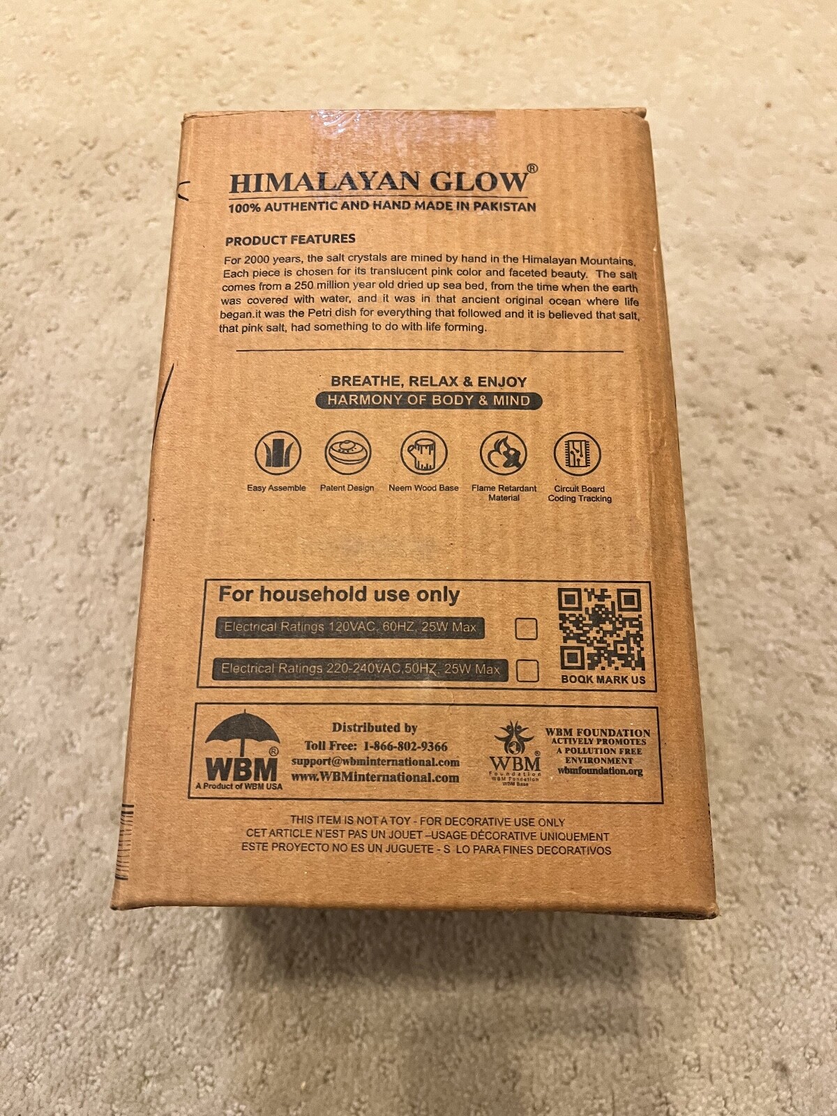 âœ Himalayan Glow Salt Lamp with Dimmer Switch 5-7 Lbs gallery