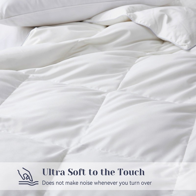 Hot Sleeper Oversized Blanket Summer Cooling Lightweight Comforter Down Feather gallery