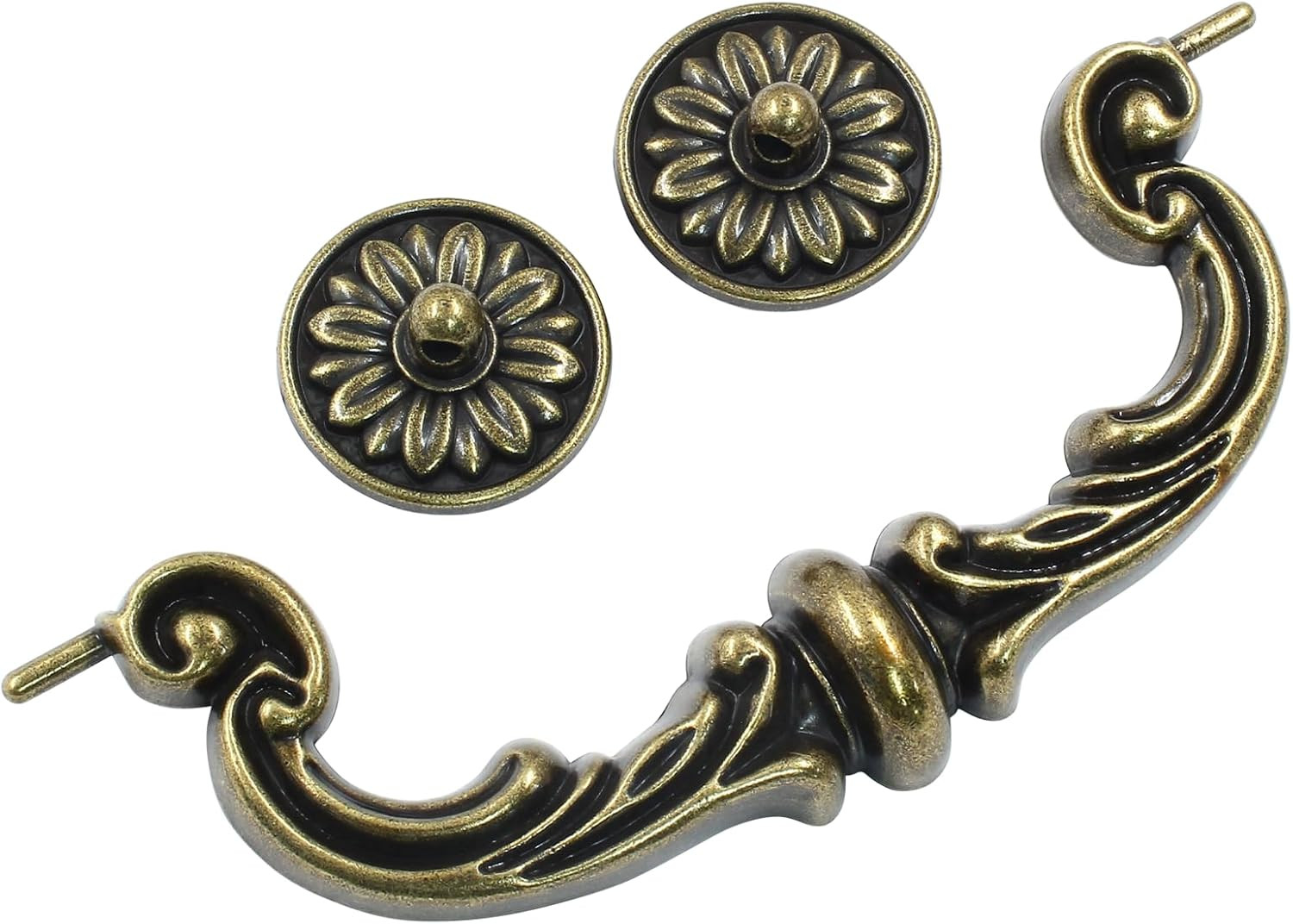 8 Pcs 150Mm/6 Inch Hole Center Pull Handles, Zinc Alloy Rustic Vintage Style Dro gallery
