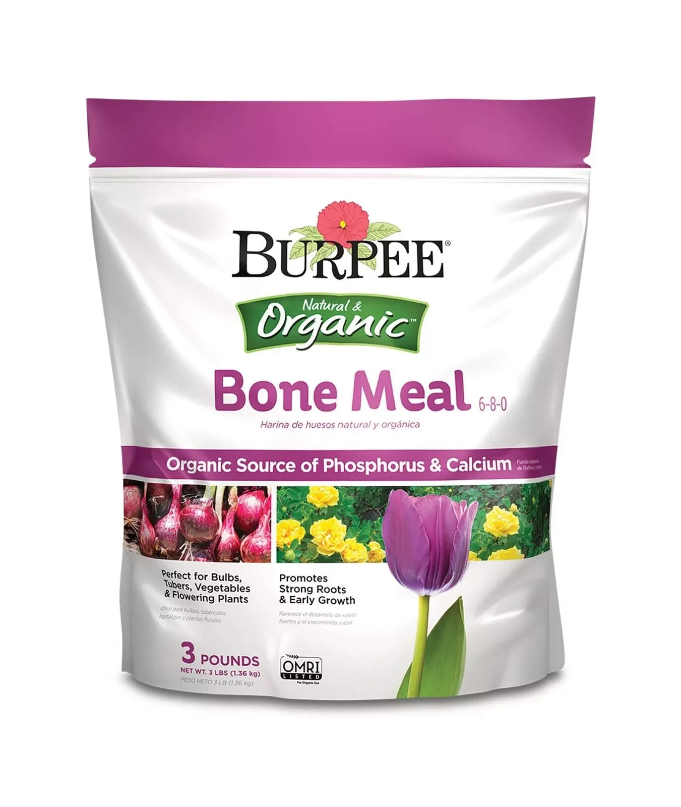 (2) Pack Burpee Bone Meal Fertilizer Add to Potting Soil Root Development 3lb gallery