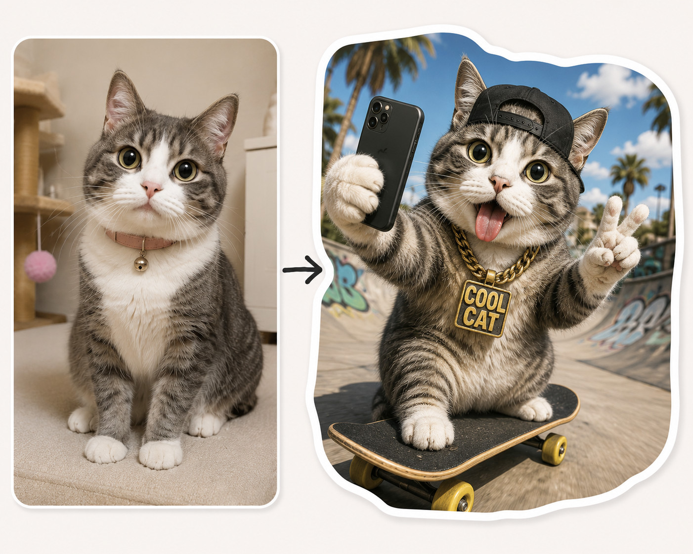 Custom AI Pet Sticker from Your Photo – Personalized Dog, Cat & Animal Decals gallery