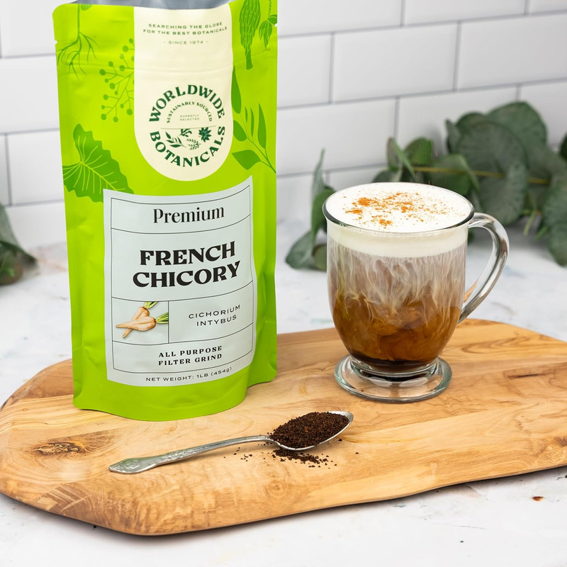 Roasted Chicory Root 1 lb Coffee Substitute Caffeine Free Prebiotic gallery