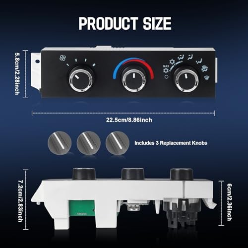 Front Climate Control Module Compatible with 1996-2020 Chevy Express 1500 2500 gallery