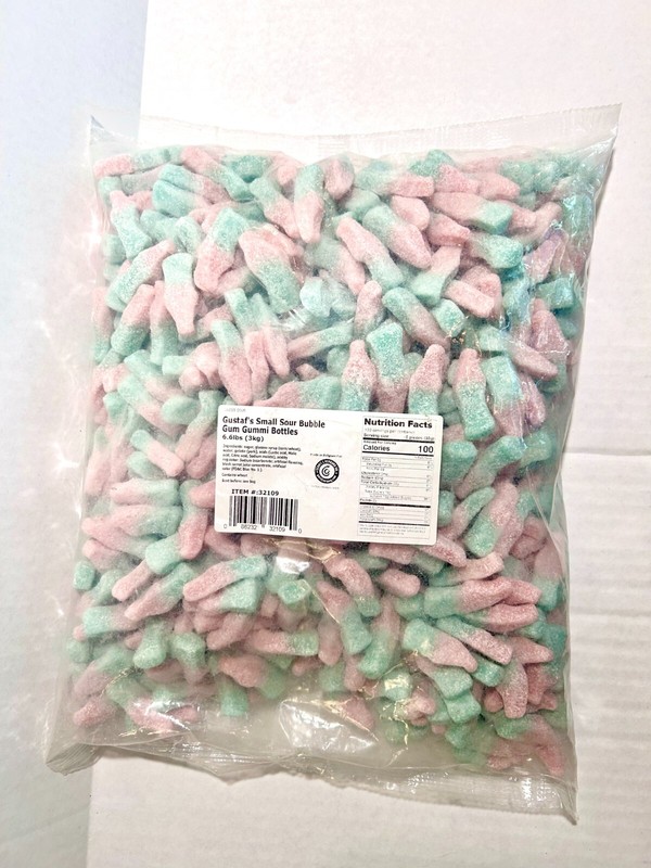 Bubble Gum Gummy Bottle Chewy Bulk Candy 8oz 12oz 1LB 1.5LB 3LB 5LB 6.6 LB gallery