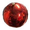 Ceramic Hanging Globe - Approximately 16" in Diameter (Silver or Red) gallery