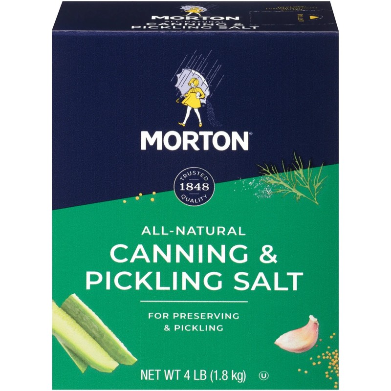 (4 pack) Morton® Canning & Pickling Salt, for Preserving and Pickling, 4 lb Box. gallery