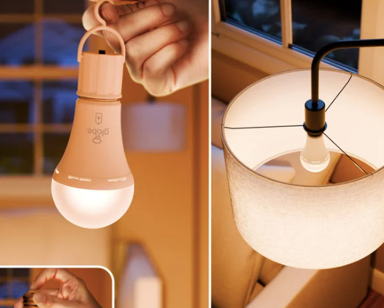 Global Electric LED Battery Backup Bulb A21 - 6 Pack OB gallery