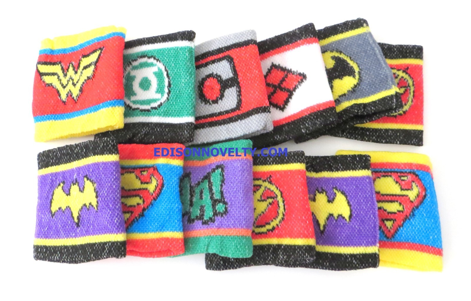 One Dozen Children DC Comic Logo Wristbands 2.75" gallery