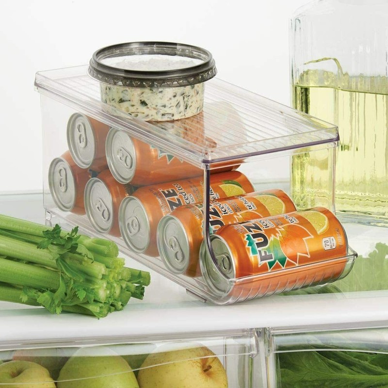mDesign Plastic Kitchen Pantry Freezer Storage Organizer Bin Combo - Set of 3 gallery