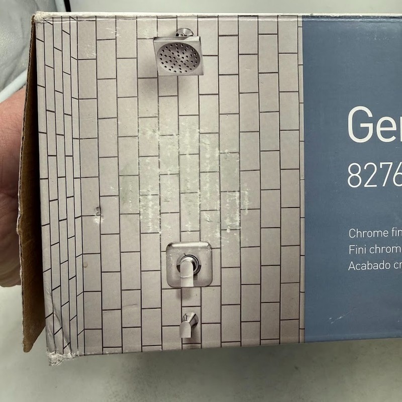 MOEN Genta Single-Handle Tub & Shower Faucet (Chrome, Valve Included) gallery