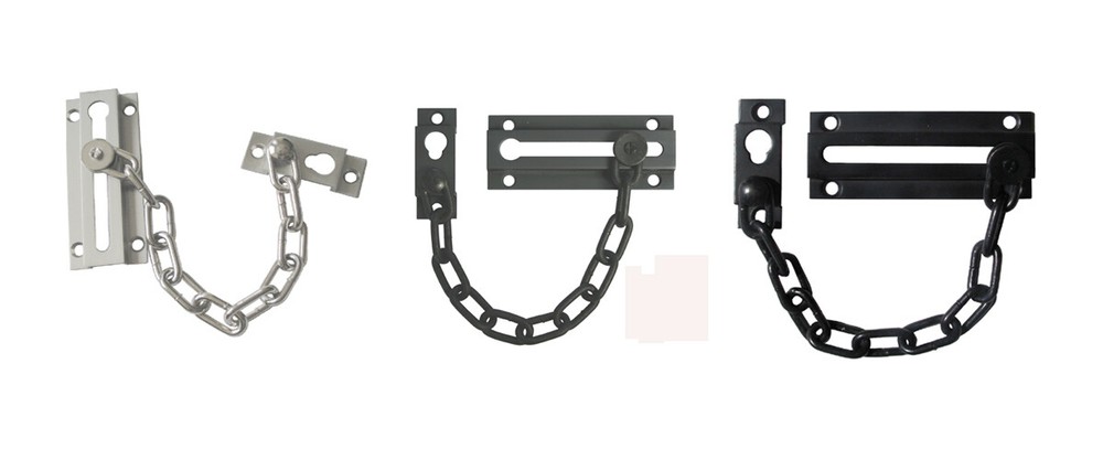 House Guard Hardware Security Door Chain Satin Nickel Oil Rubbed Bronze Finish