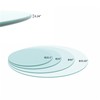 20"-36" Round Tempered Glass Table Top 1/4'' Inch Thick Round Polished Edge gallery