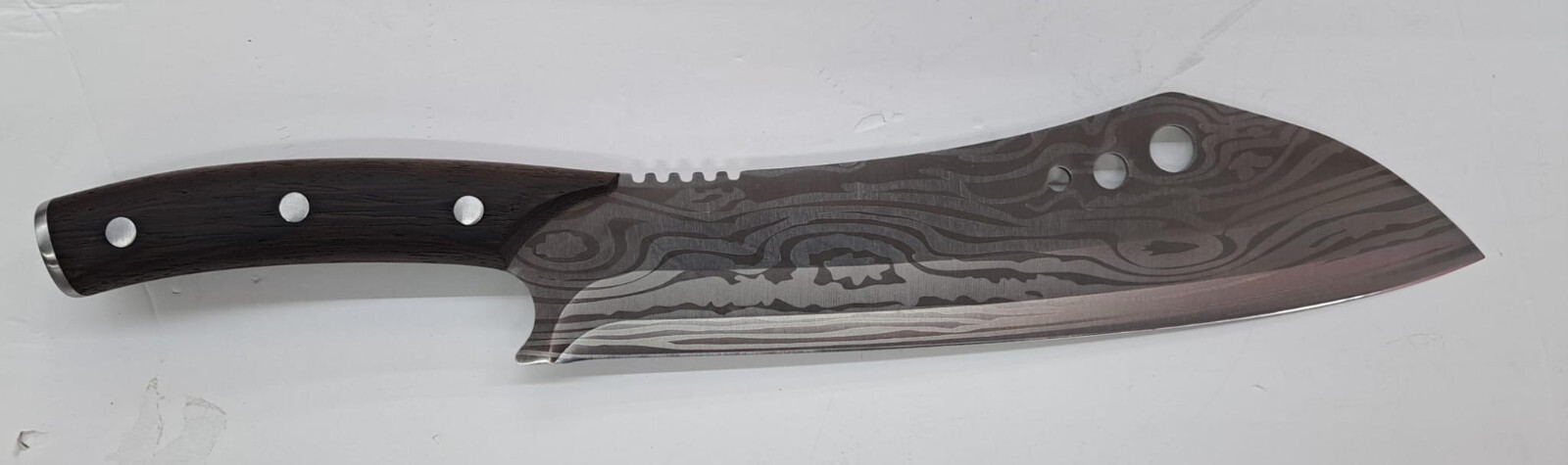 #Butcher Knife,10 Inch Meat Cleaver Chef Knife With Herb Stripper Japanese Style gallery