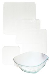 Plastic Wrap Alternative – 100% Silicone Food Storage Wrap (4-PACK)