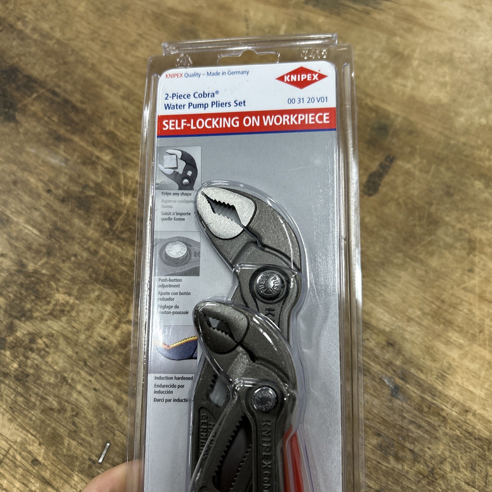 Knipex Cobra® Water Pump Pliers Set 2 Piece 00 31 20 V01 US gallery