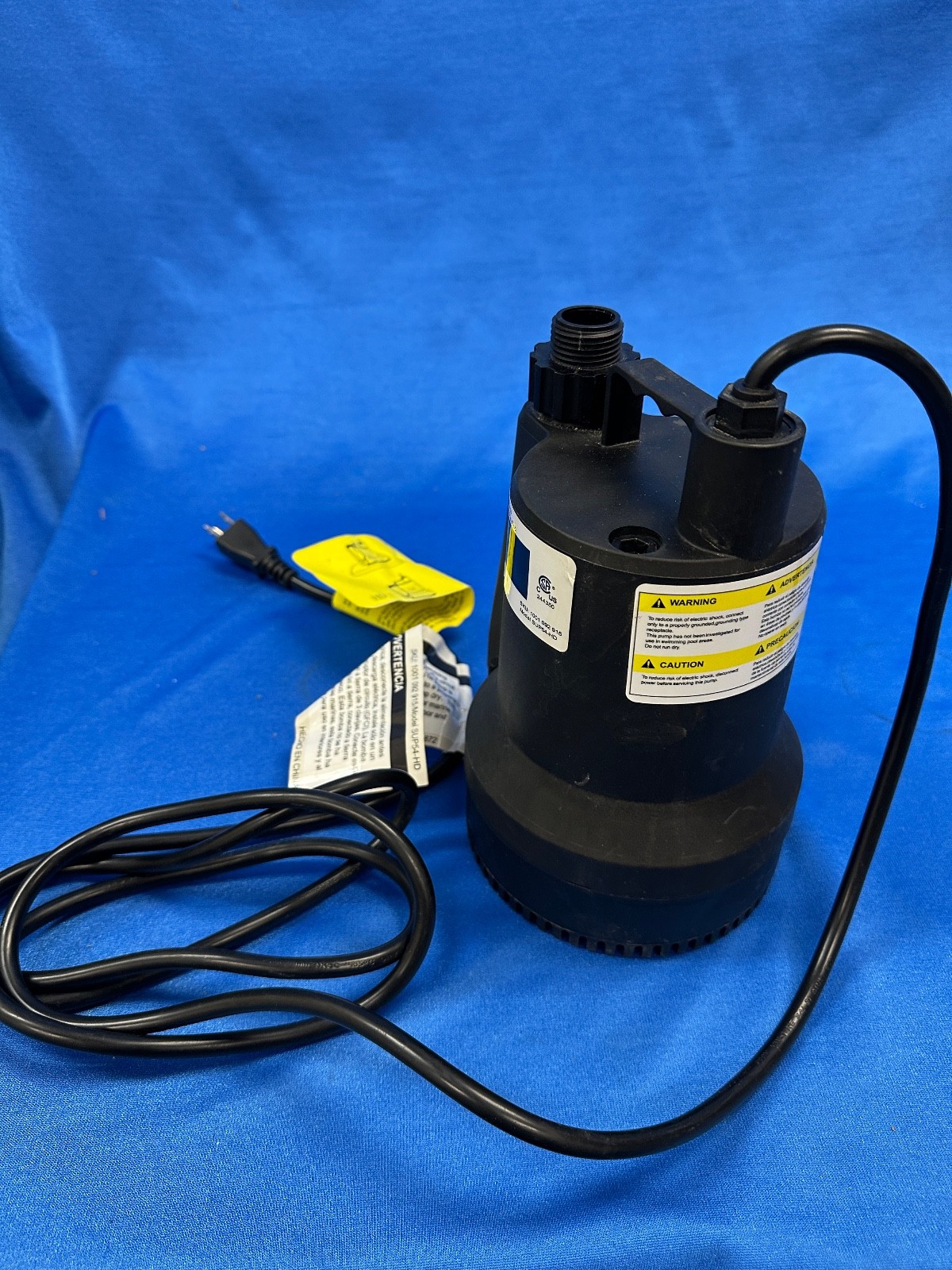 Everbilt SUP54‑HD 1/6 HP Plastic Submersible Utility Pump - Used, Good Condition gallery