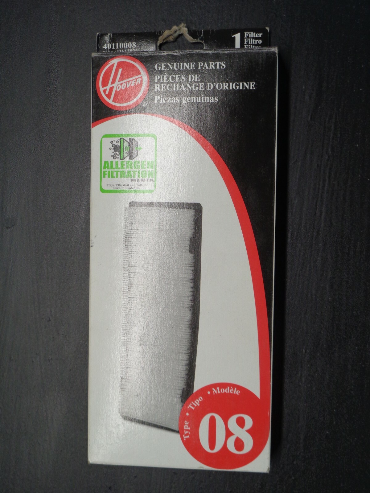 Genuine Hoover Widepath Powermax Turbo Power 3000 Allergen Filter USA 40110008 gallery