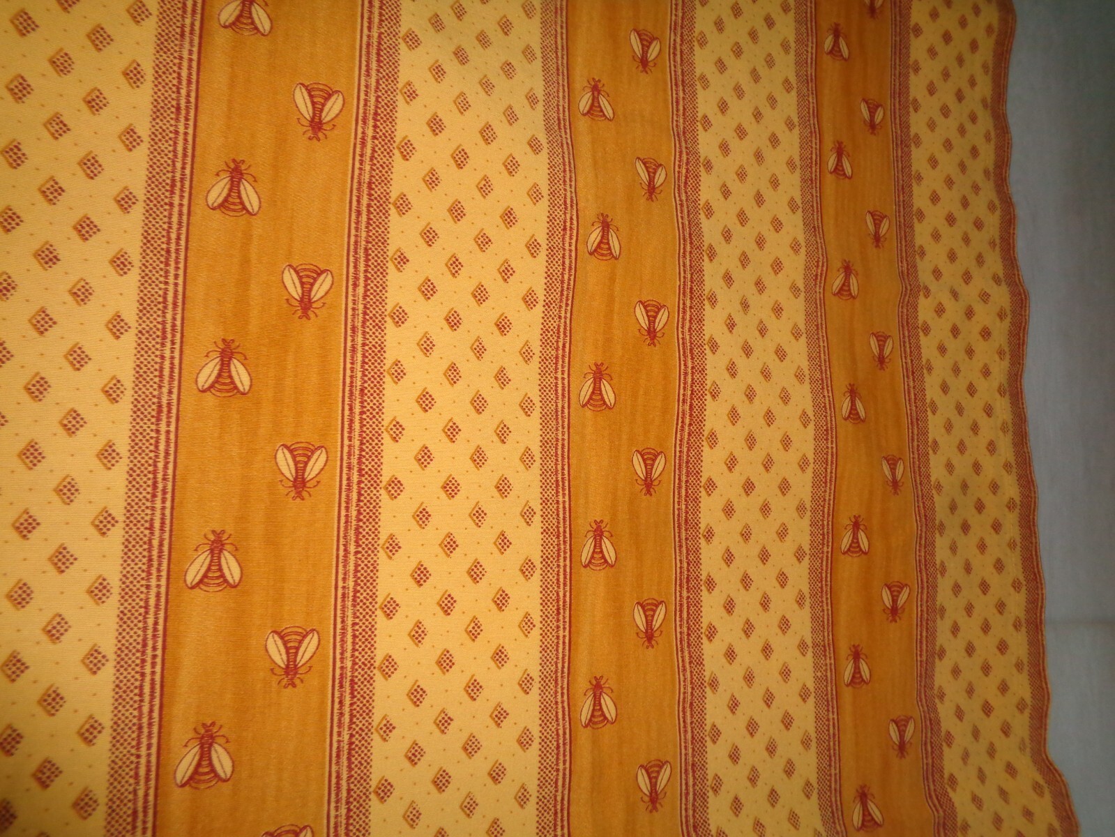 Golden BEEs 90" by 46" Tablecloth gallery