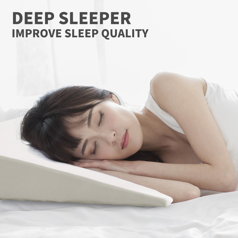 SUNYRISY 3 in1 Oversized Foldable Bed Wedge Pillow Adjustable Headboard Pillow gallery