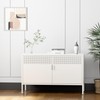 Cofar 40" W Metal Storage Cabinet with 2 Mesh Doors,Adjustable Shelves,for Home gallery