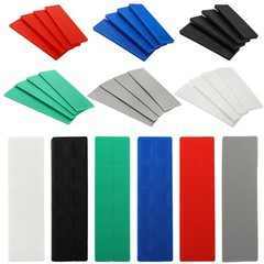 300 Pcs Plastic Flat Shims for Leveling, 6 Size Structural Tile Composite Shims