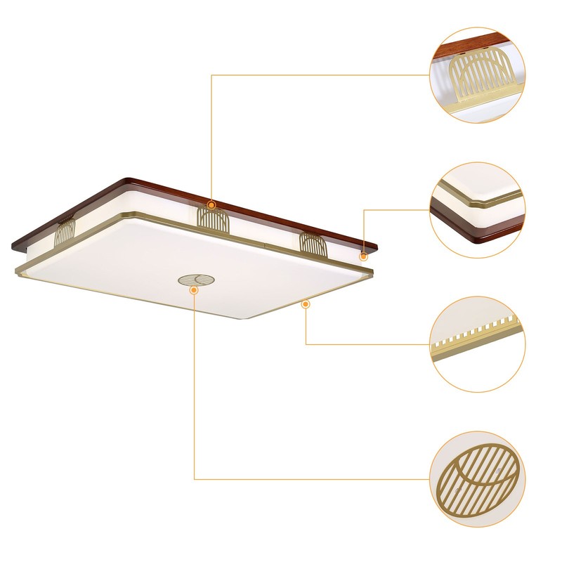 Dimmable LED Ceiling Light Flush Mount Ceiling Light Fixture with Remote Control gallery