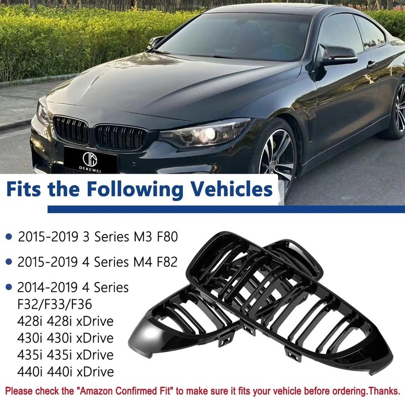 F32 Grille,Front Kidney Grille Grill Compatible for 4 Series F32 F33 F36 (201... gallery