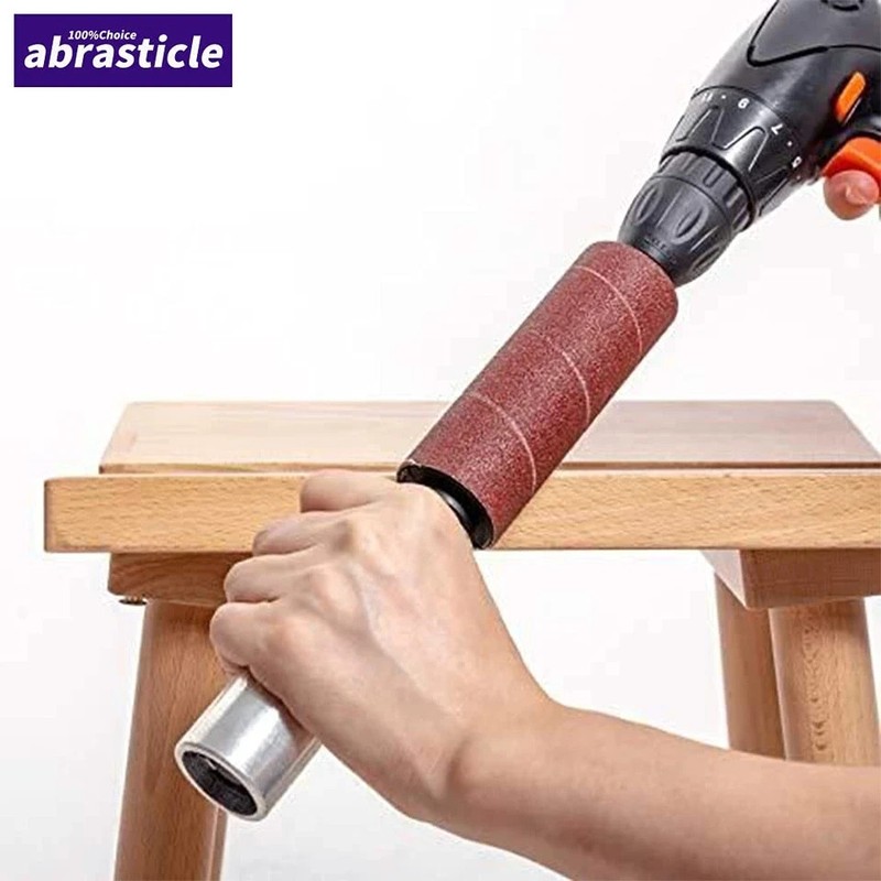 18 Pack Spindle Sander Sleeves, Sanding Sleeves for Oscillating Sander, 80 150 2 gallery