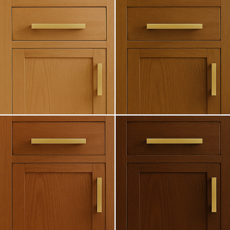 Cabinet Handle Pull Kitchen Bath Square Bar Knob Black Nickel Gold Silver Modern gallery