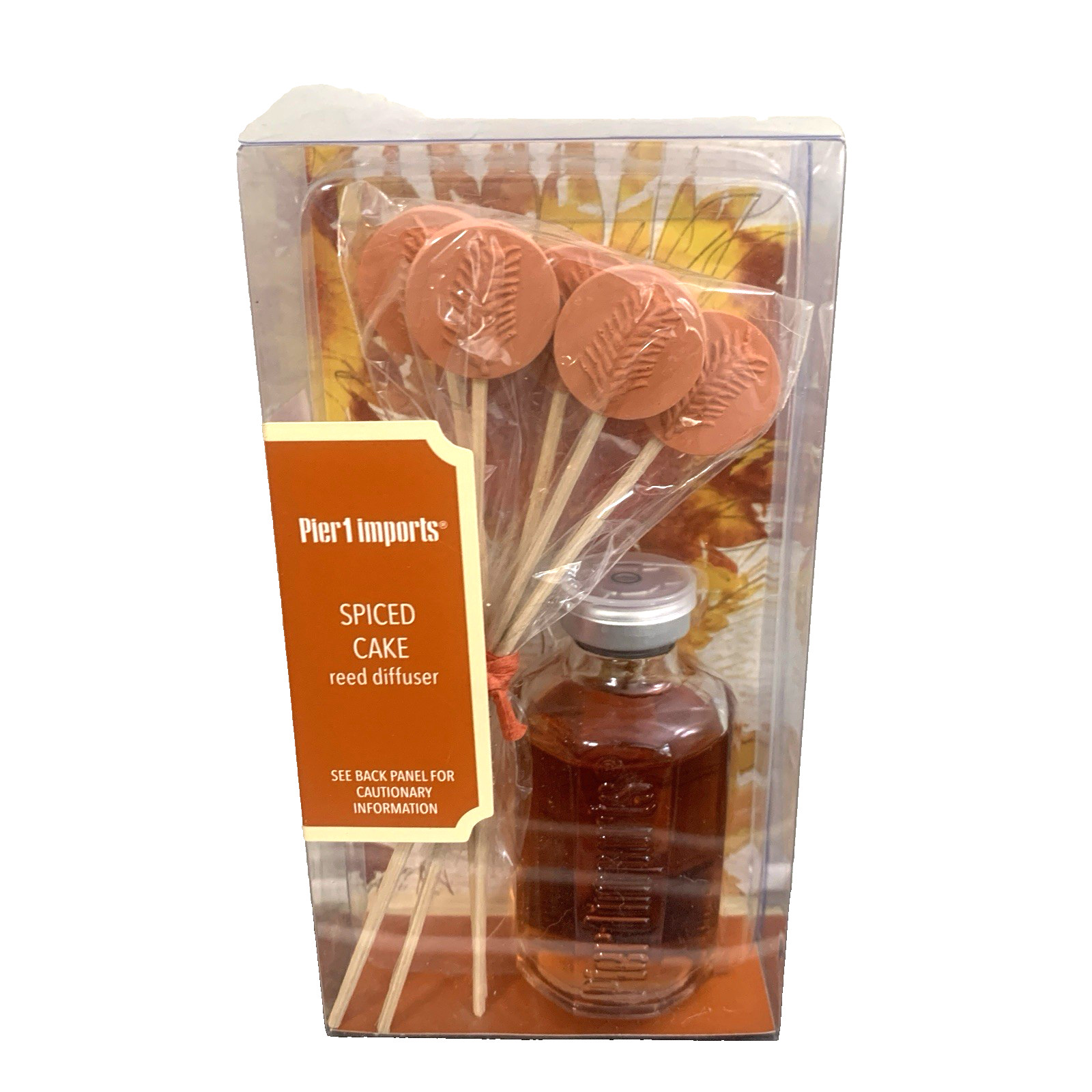 Pier 1 Imports SPICED CAKE Reed Diffuser Oil Mini 0.95oz Home Fragrance New NIB! gallery