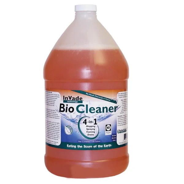 Invade Bio Cleaner 1 Gallon Green Product Mopping Spraying Foaming Drains gallery