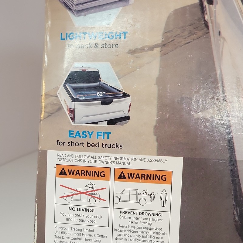 Summer Waves Truck Bed Pool Inflatable Short Bed 62” Open Box Complete gallery