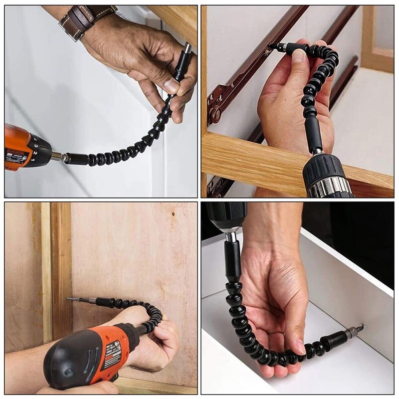 1/4" Hex Flexible Shaft Extension Screwdriver Drill Bit Holder Attachment Tool gallery