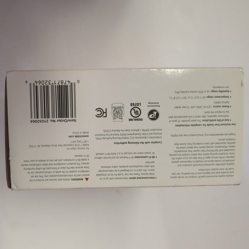 Kidde Smart Smoke Detector, WiFi, Alexa Compatible Hardwired Mobile Alerts gallery