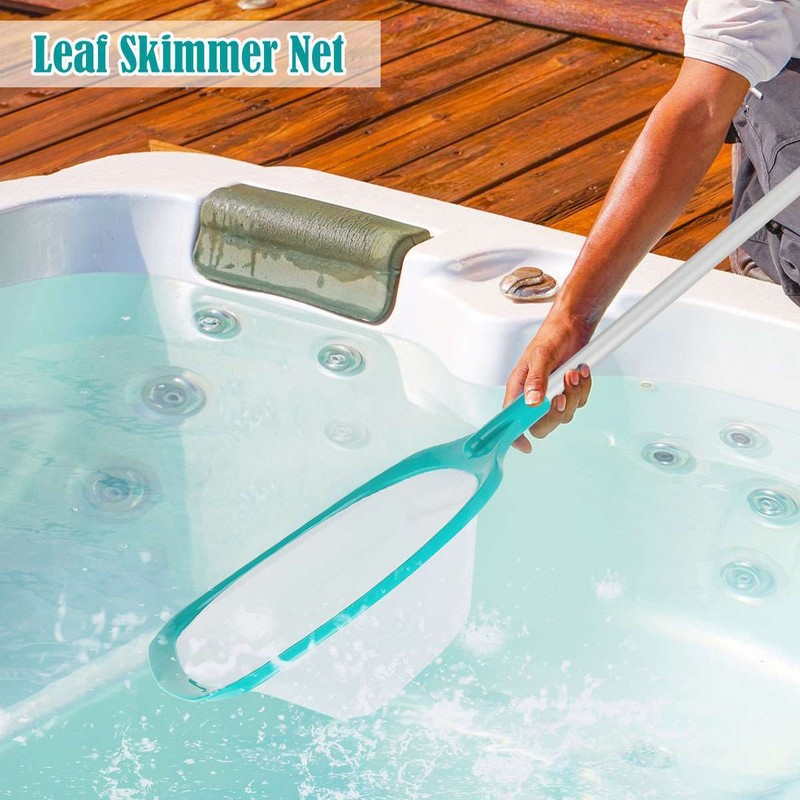 Heavy Duty Pool Skimmer Leaf Rake Net Cleaning Swimming Pool Fine Mesh Netting gallery