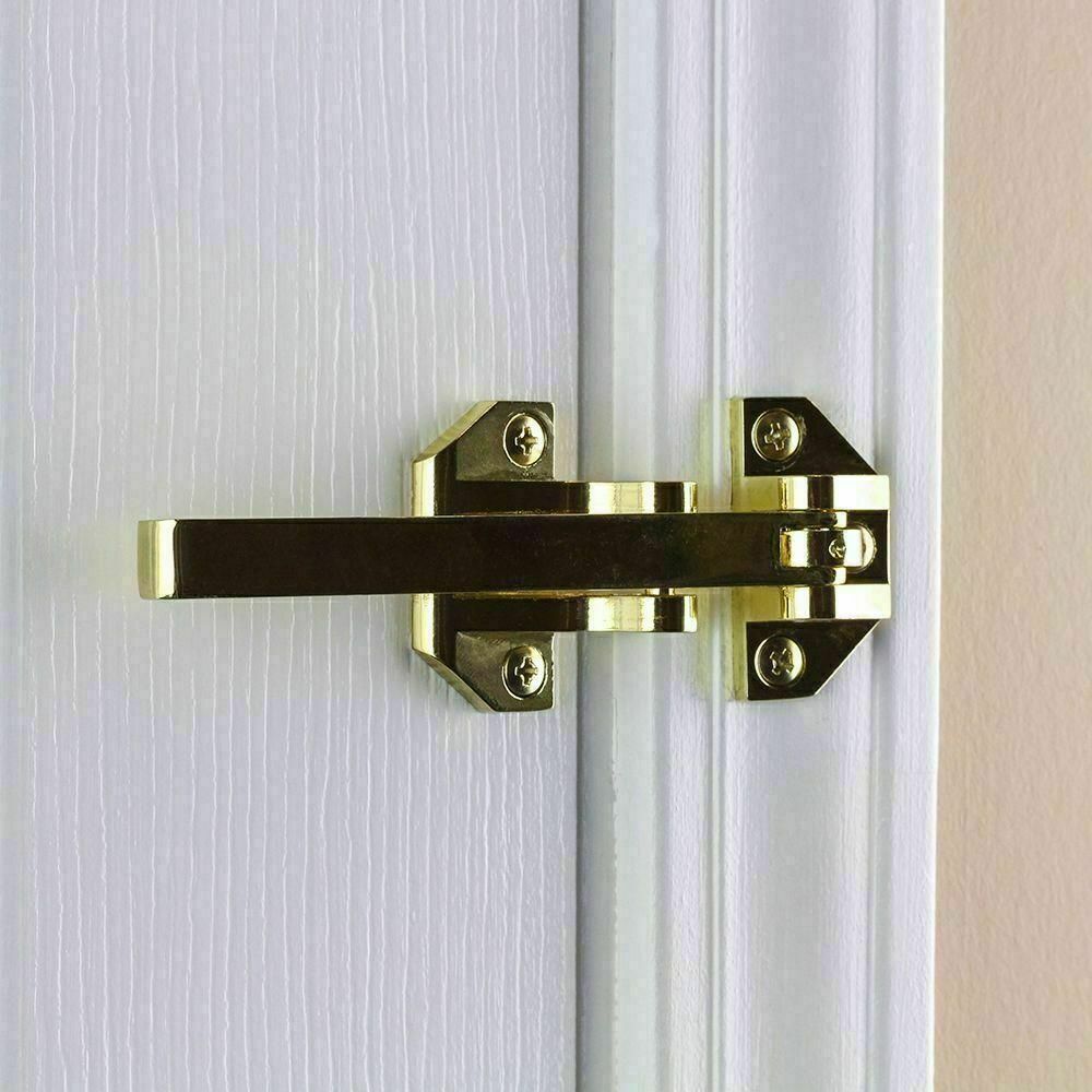 Door Security Guard Lock Bright Brass Heavy-Duty Defiant Home Improvement gallery